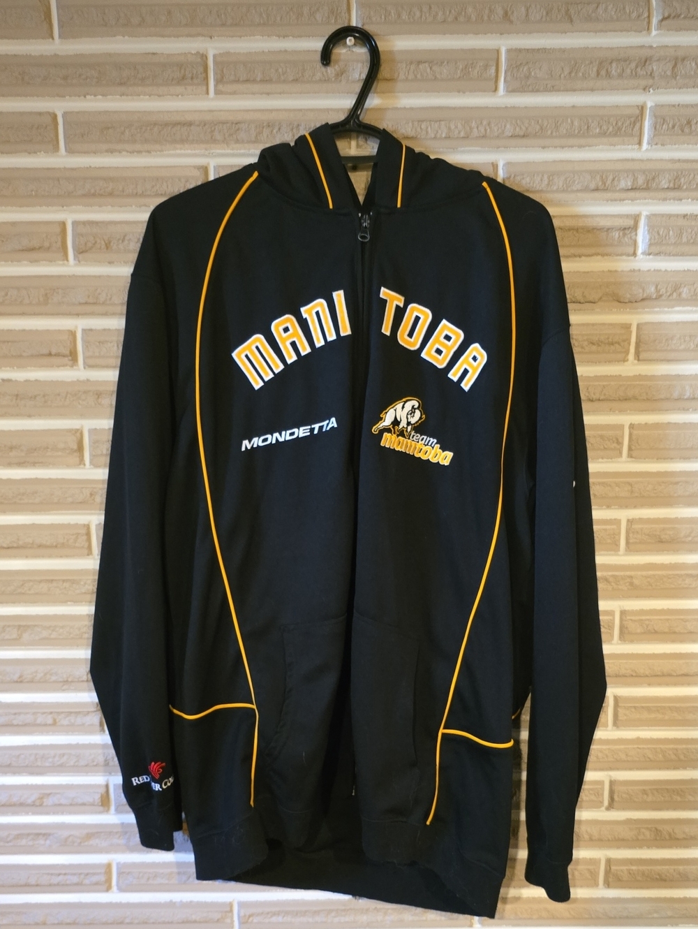 Mondetta Black and Yellow Manitoba Zip Jacket